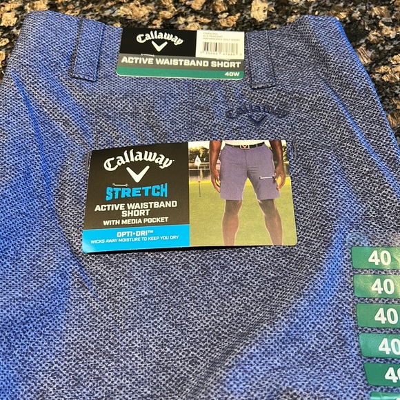 Callaway men’s stretch golf shorts size 40 - Picture 3 of 5